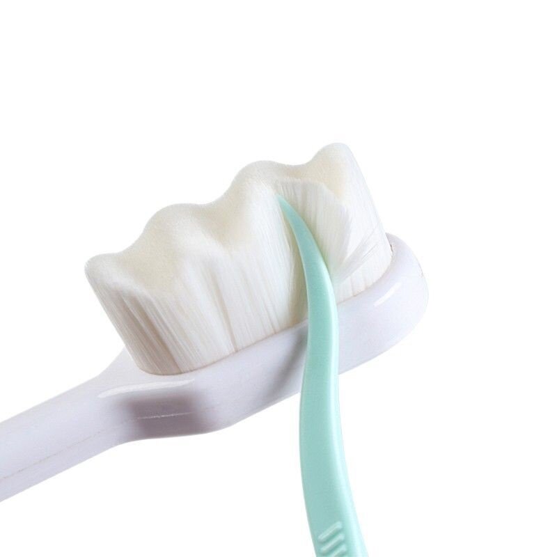 Hler-Brosse à dents manuelle ultra-fine pour adultes et enfants, livres profonds, brosse à dents douce, soins bucco-dentaires
