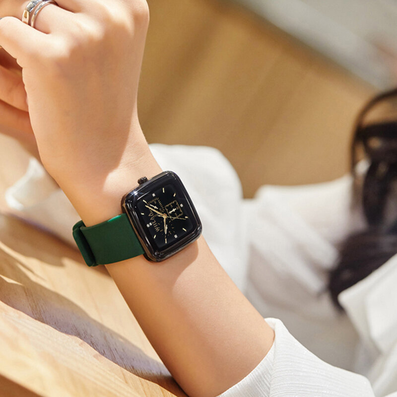 Women Silicone Wrist Watches For Square Ladies Wrist Watches relogio feimino Female Clock Top Brand Luxury Creative Dial