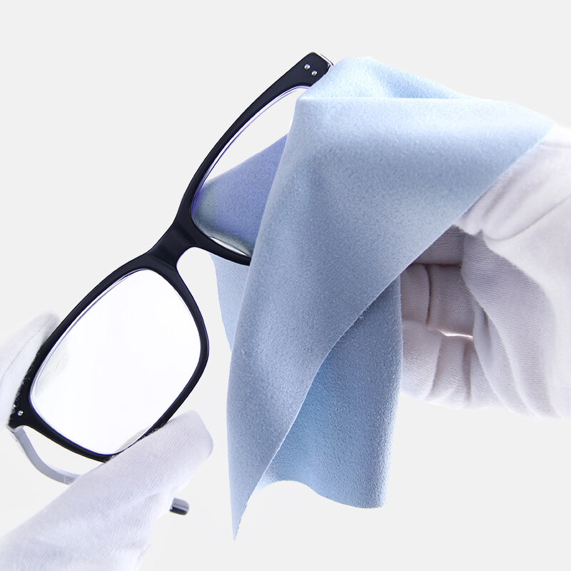 5 pezzi di occhiali in microfibra di alta qualità panno per la pulizia lenti in pelle scamosciata detergente per occhiali schermo per cellulare salviette per la pulizia degli occhiali