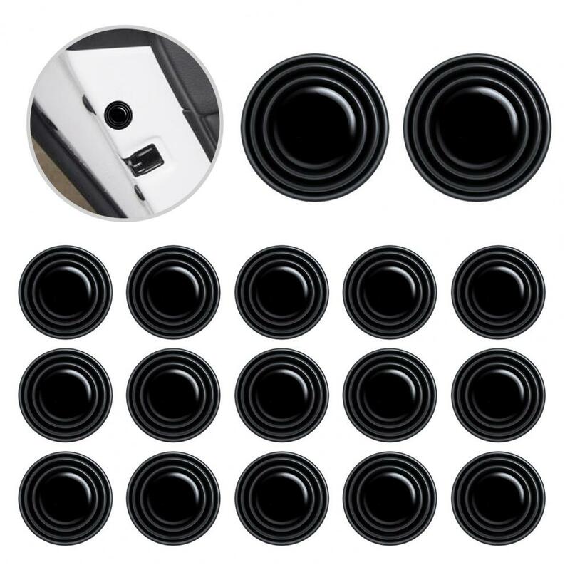 16Pcs Car Shockproof Pad Round Car Shock Absorber Universal Car Door Protection Sticker Silicone Cushioning Pads Car Accessories