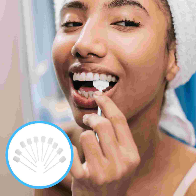 Escova dental descartável do cuidado oral, oral e boca limpador, cuidados do bebê, limpeza dental, estéril