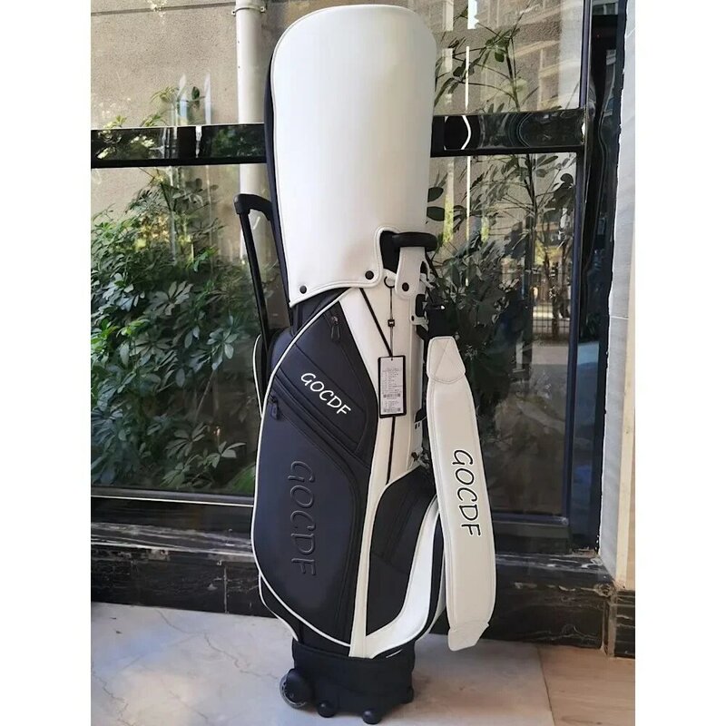 Nowa torba do golfa czaszka nylonowa męska i damska torba na Caddy PU Golf wysokiej jakości standardowa torba nieopodal