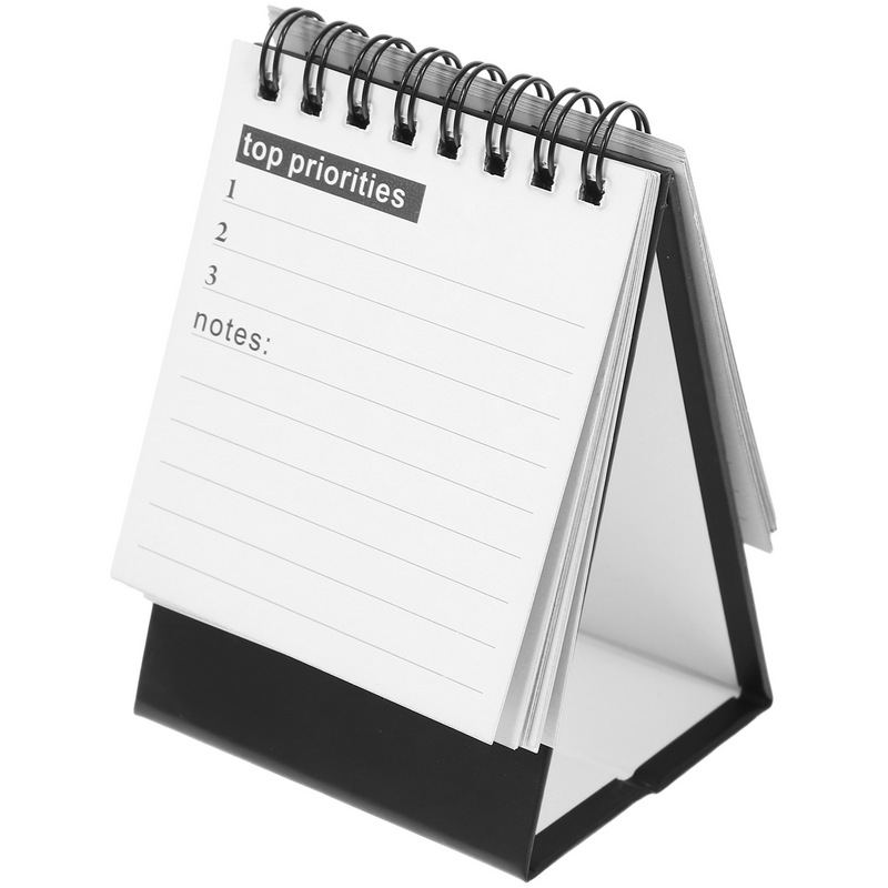 Calendario de escritorio con tapa de pie, calendario de escritorio pequeño, calendario de escritorio portátil, calendario mensual de año escolar, 2024