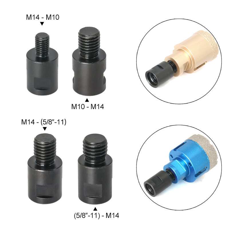 Angle Grinder Adapter Converter M10 M14 5/8-11 1/2-20 Arbor Connector For Polishing Adapter Thread Angle Grinder Fittings