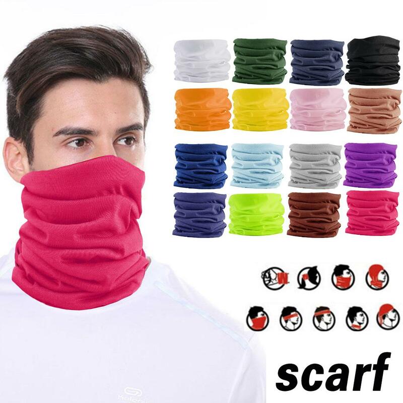 Polyester Microfiber Bandana Dust-proof, Insect-proof, Sunblock, Face-covering Multifunctional Collar Outdoor Accessories
