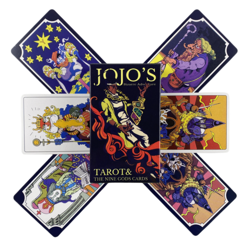 Dziwaczne karty tarota przygodowego JoJo 84 talia wyrocznia angielskie wizje wróżbiarstwa edycja Borad grając w gry
