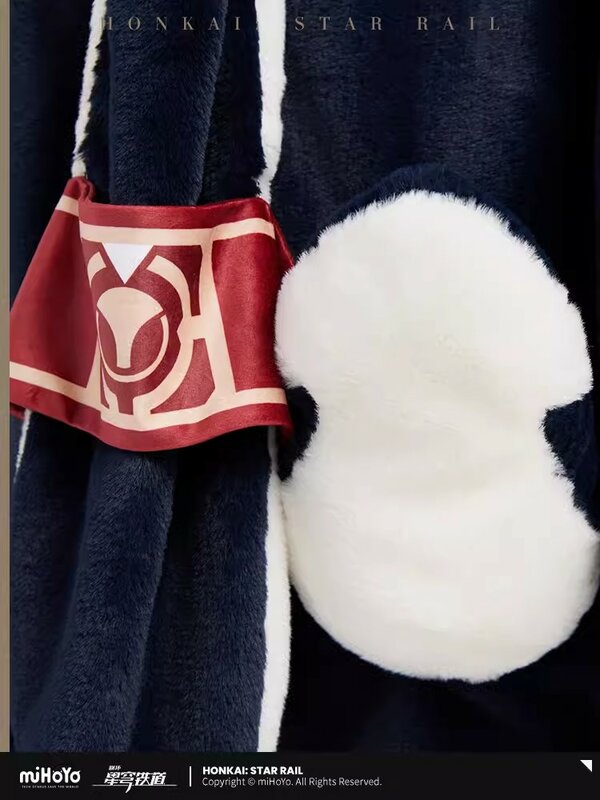 MiHoyo Honkai Plush cobertor, Star Rail Pompom, ar condicionado xale, jogo Cosplay, periférico Robe Dormir, Novo, Oficial