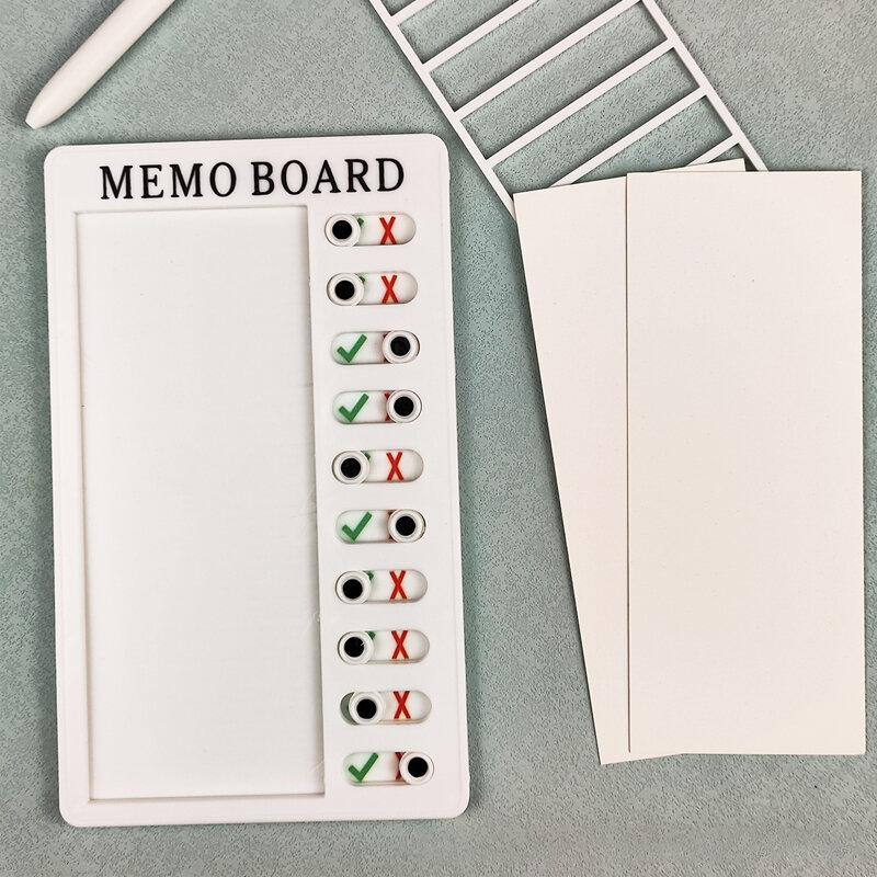 Planer Mehrzweck-Wandbehang Checkliste Memo Haft notizen Pad täglich wöchentlich monatlich Briefpapier Notizblock Büromaterial