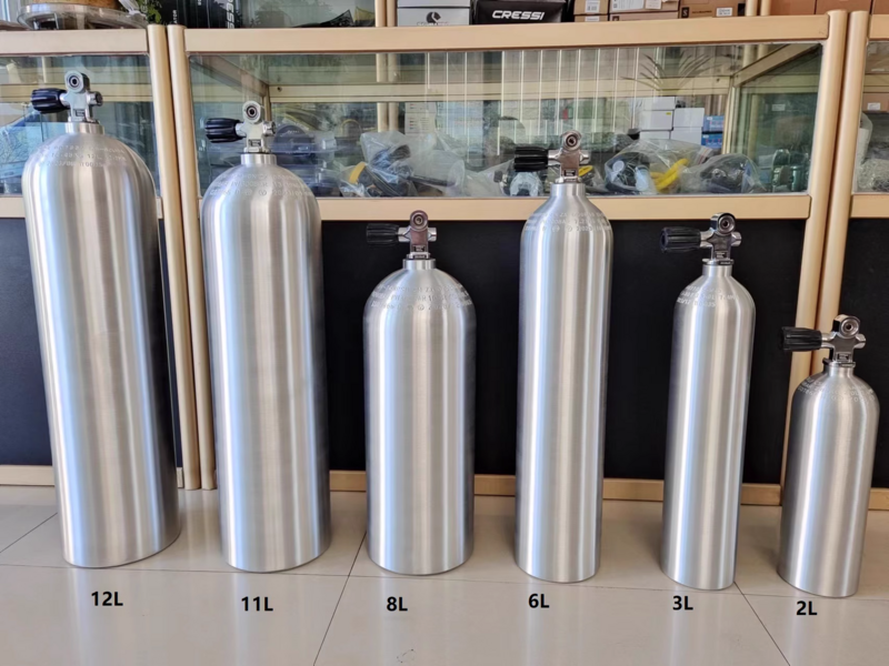 TUDIVING-3000Psi бар 6 л бутылка для дайвинга алюминиевые цилиндры Воздушный бак с разъемом DIN бутылка для дайвинга клапан бутылка высокого давления