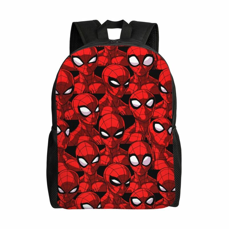 Персонализированный Рюкзак для пауков для женщин и мужчин, базовая сумка для книг для школы, колледжа, Сумки Человек-паук