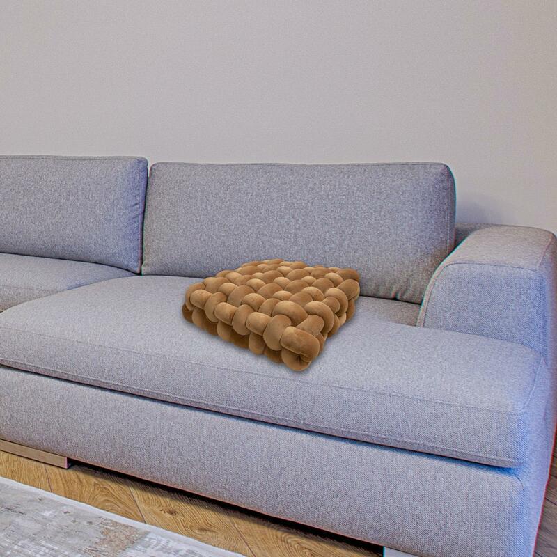 Декоративная декоративная подушка, подушка для спальни, дивана, подушки с узлом