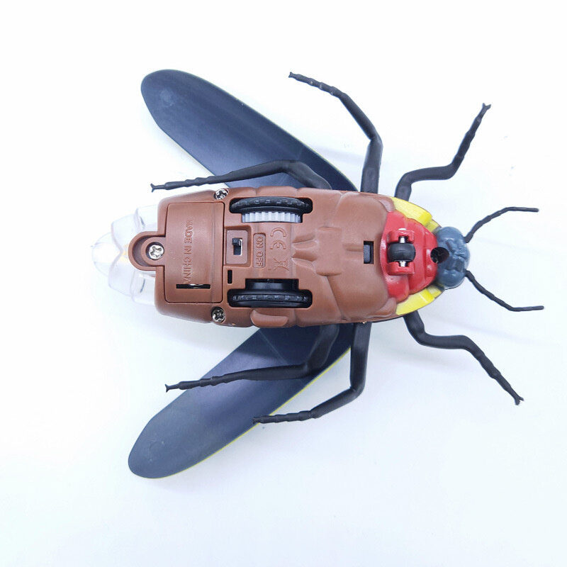 RC zwierząt realistyczne Glowworm pilot Firefly Insect pojazdu samochód elektryczny straszny zabawki Halloween Pranks Joke dzieci dorosłych prezenty