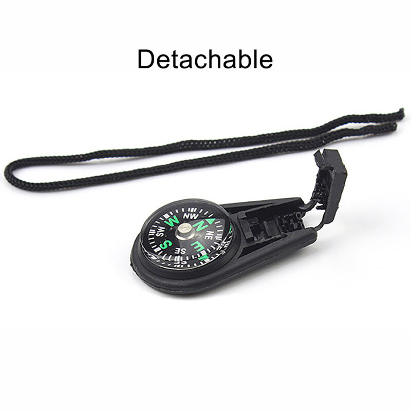 Mini Compass ABS Camping Hiking Pocket Compass Pendant Portable Compass Navigation Climing Riding Holiday Kids Gift Outdoor Tool