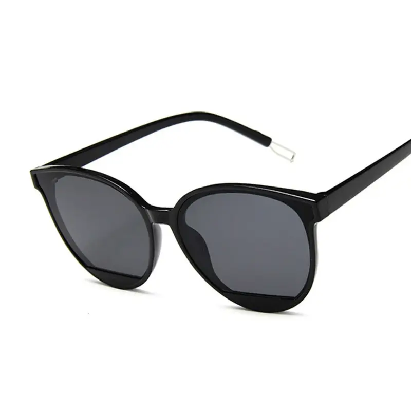 Kacamata hitam mode keluaran baru 2024 kacamata hitam antik klasik cermin logam wanita kacamata hitam antik wanita UV400