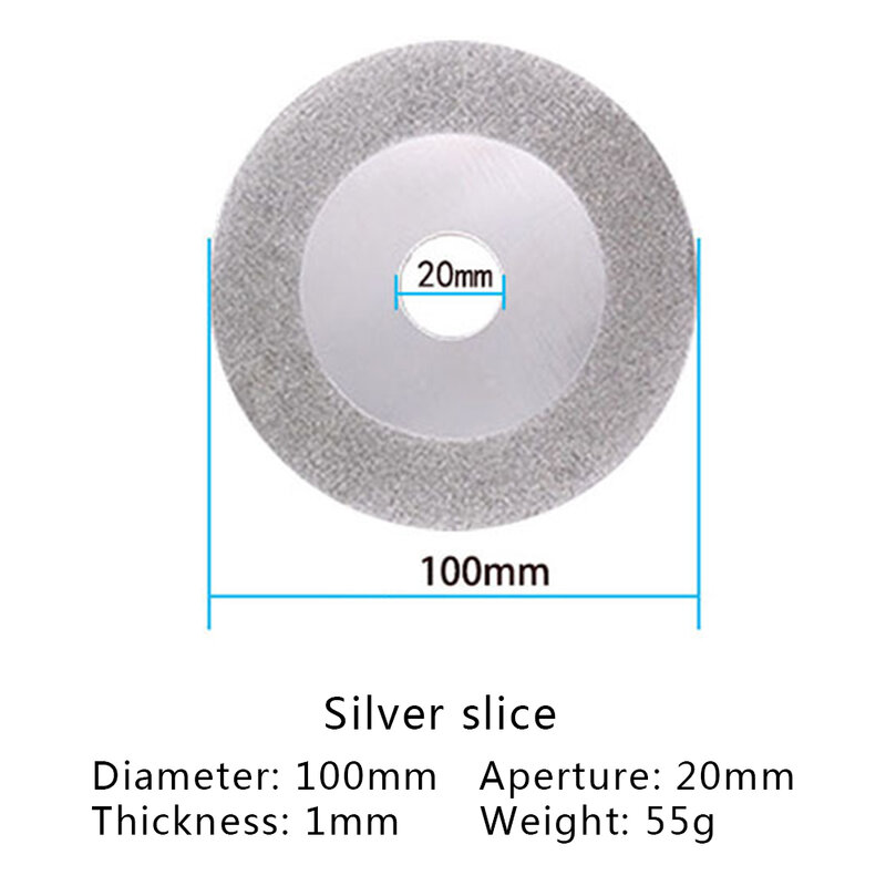 Алмазный шлифовальный круг 100 мм, режущий диск для деревообработки, дерева, пластика, шлифовальные диски, лезвие для циркулярной пилы, роторный инструмент