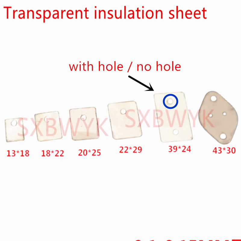 100 шт. прозрачный изоляционный лист слюдяная пластина 13X18 18X22 20X25 22X29 22X28 39X24 24X39 30X43 43X30