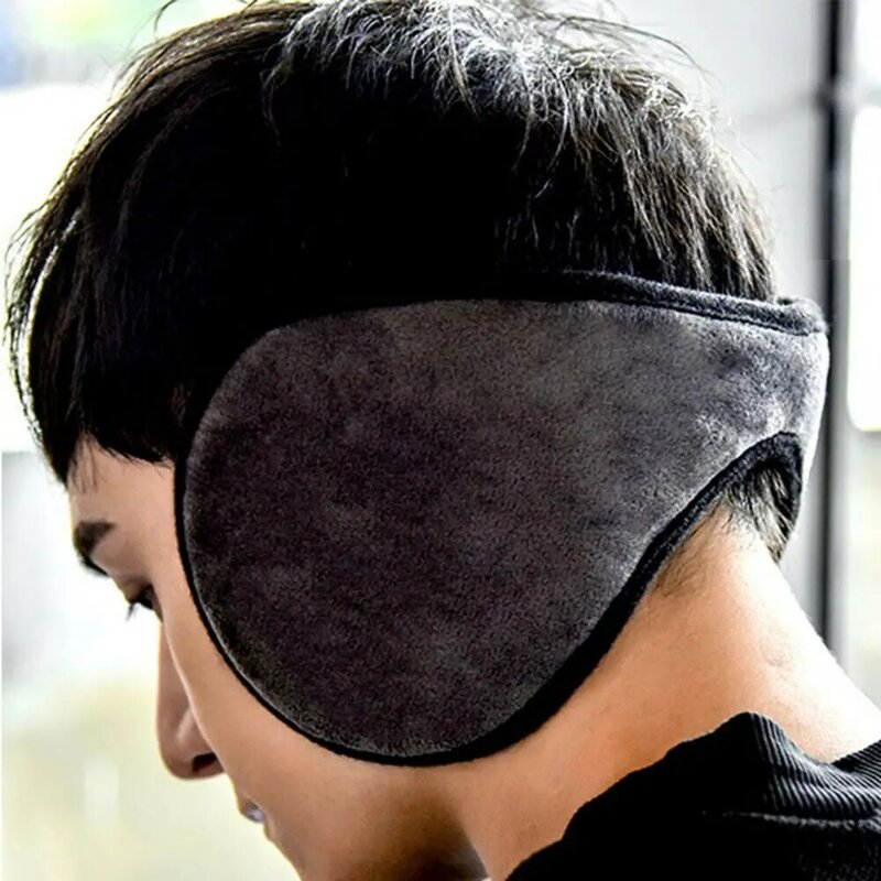 Men Ear Covers Thicken Plush Collapsible Winter Ear Muffs Portable Highly Warm Ear Warmers For Outdoor