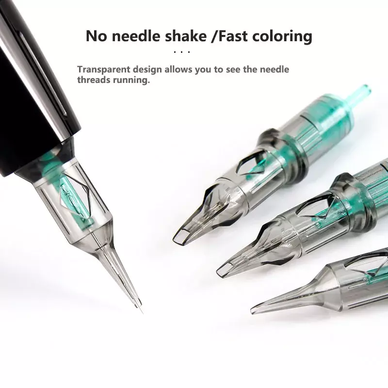 0.25 0.3MM Tattoo Cartridge Needles Microblading Korean Makeup Sterilized Safety Needle For Permanent Makeup Machine Needle Tool
