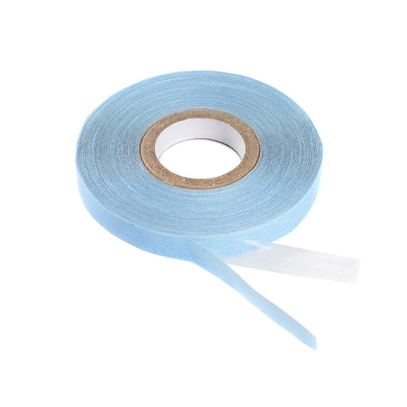 Cinta de soporte frontal de encaje azul de 3 yardas para peluca, cinta adhesiva de doble cara, pegamento para extensión de cabello/Peluca de encaje/tupé