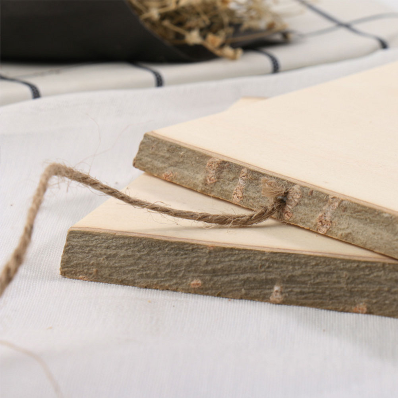 2 szt. Drewniana tablica wisząca DIY pusta tablica wisząca wyświetlacz rysunku tablica wisząca drewniana tablica wisząca ściana wisiorek (10x25cm)