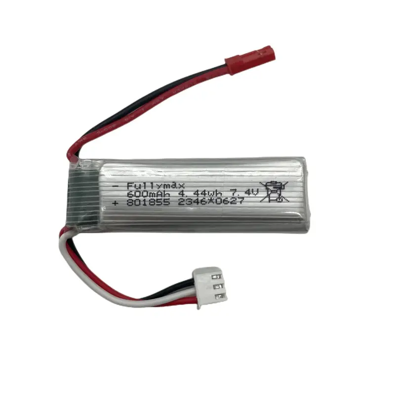 7.4V 600mAh Lipo Battery For XK WLtoys A280 A300 A160 RC Airplane Spare Parts  Accessories