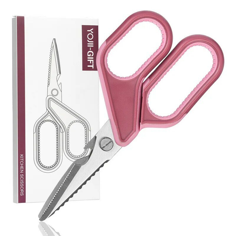 New 2022 Heavy Steel Multitool Adult Powerful Scissors School Home Office Cutting Tool Kitchen Scissors Cutting Supplies 1pc
