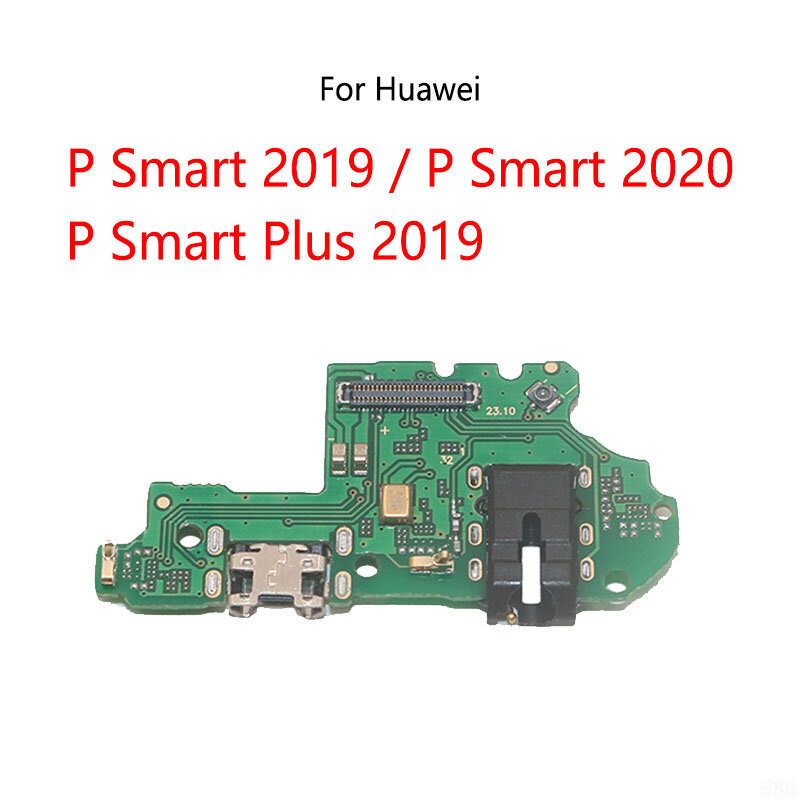 Câble flexible de carte de charge pour Huawei P Smart Plus 2019 / P Smart 2020, connecteur de prise Jack, port USB S6