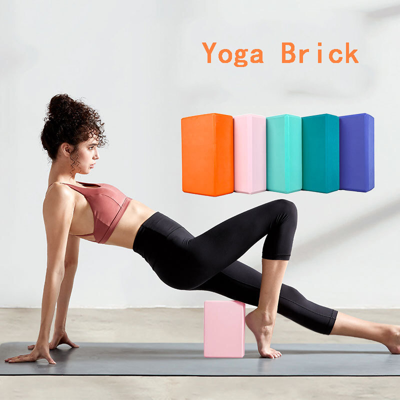 Eva Gym Blocks Foam Brick Training Training Fitness Set Tool Yoga Versterken Kussen Stretching Body Shaping Yoga Blokken