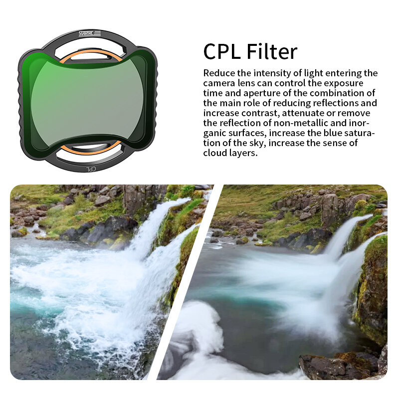 Filtro obiettivo STARTRC per DJI Avata 2 accessori CPL UV ND8 ND16 ND32 ND64 ND256 filtri Set Avata 2 Drone Camera Protector Filte
