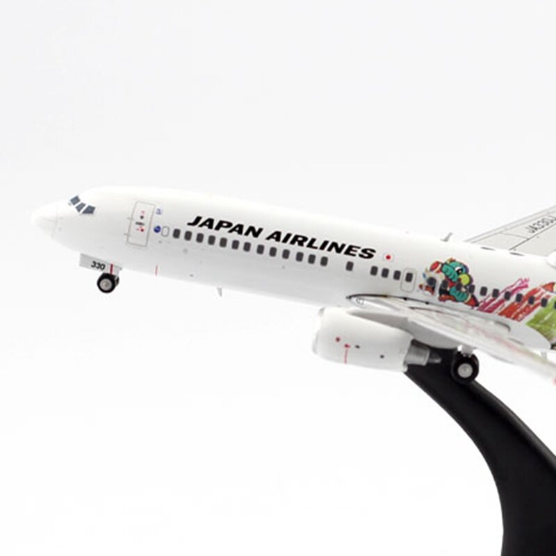Japan Airlines B737-800 Aviação Civil Avião Modelo de Liga e Plástico, 1:400 Escala Diecast Toy, Simulação Display, Gift Collection