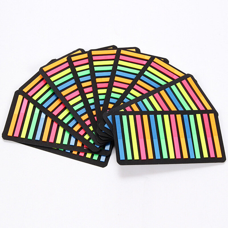 1~5PCS Style For Page Marker Planner Stickers Office School Stationery Color Transparent Fluorescent Index Tabs Flags Sticky