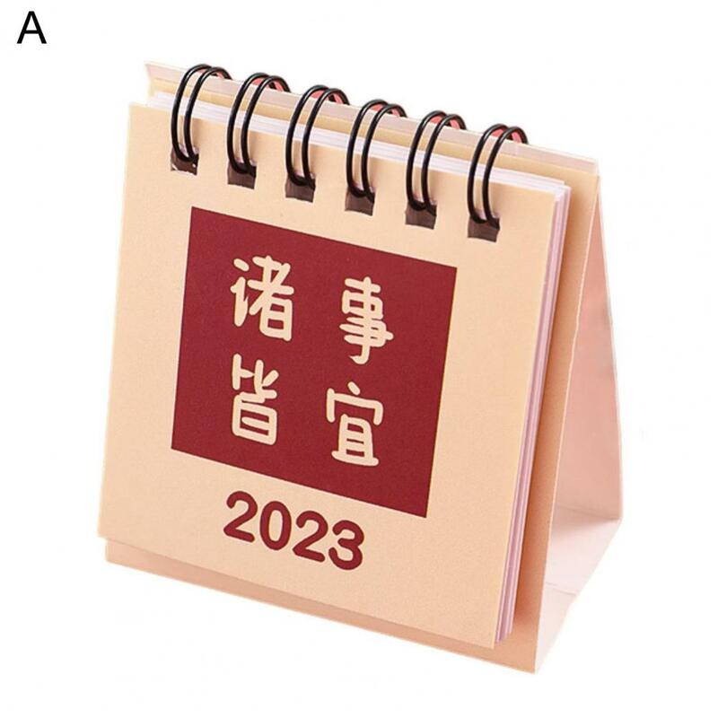 Daily Schedule Eco-friendly 2023 Standing Desktop Monthly Calendar for Office