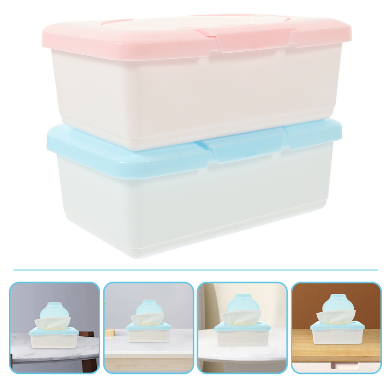 Fomiyes scatola per salviette Babywipe stracci supporto per salviette da viaggio salviette per neonati riutilizzabili staffa per custodia per salviette da bagno
