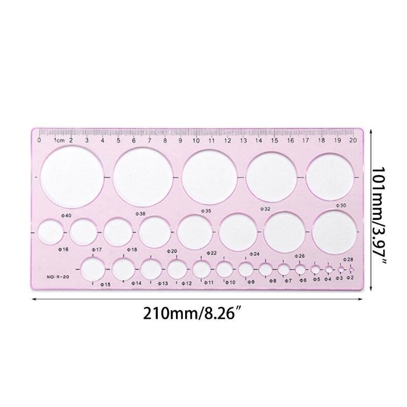 Breast Pump Flange Nipple Ruler 27Size Diameter Breastpump Flange Sizing Ruler