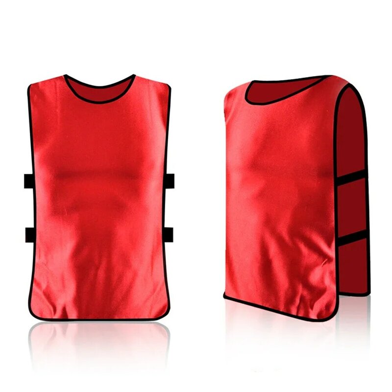 Poliéster Futebol Training Vest para Adultos, Camisolas de Futebol, PERDA FITMENT Training Aids, Plus Size