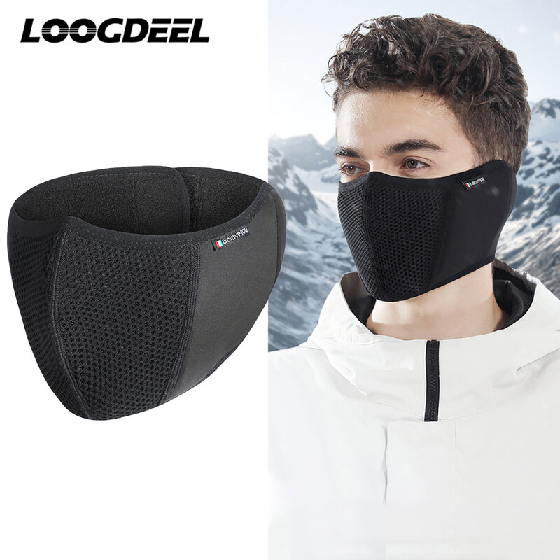 Loodeel – masque polaire chaud unisexe, coupe-vent, cyclisme, Anti-poussière, cagoule, couvre-chef thermique réutilisable pour Sports de plein air, hiver