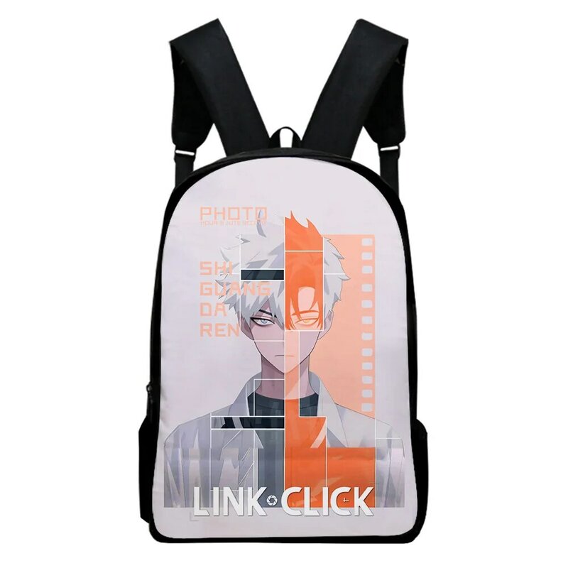 Link clique anime mochila saco de escola adulto crianças sacos unisex mochila 2023 estilo casual daypack