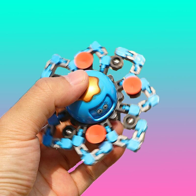 Glow in Dark Transformable Fidget Spinners Fingertip Gyro Toys Decompression Deformed Spinner Goodie Bag Suffers Party Favors
