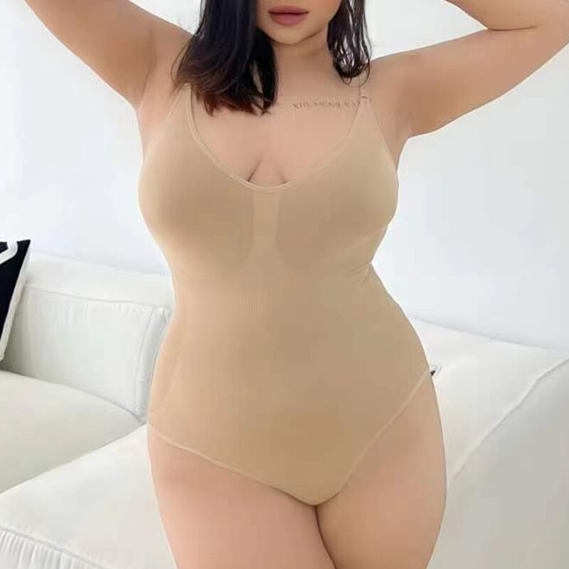 Seamless one-piece corset, women's abdomen and hips, plastic shaping, elastic underwear body rompers women jumpsuit