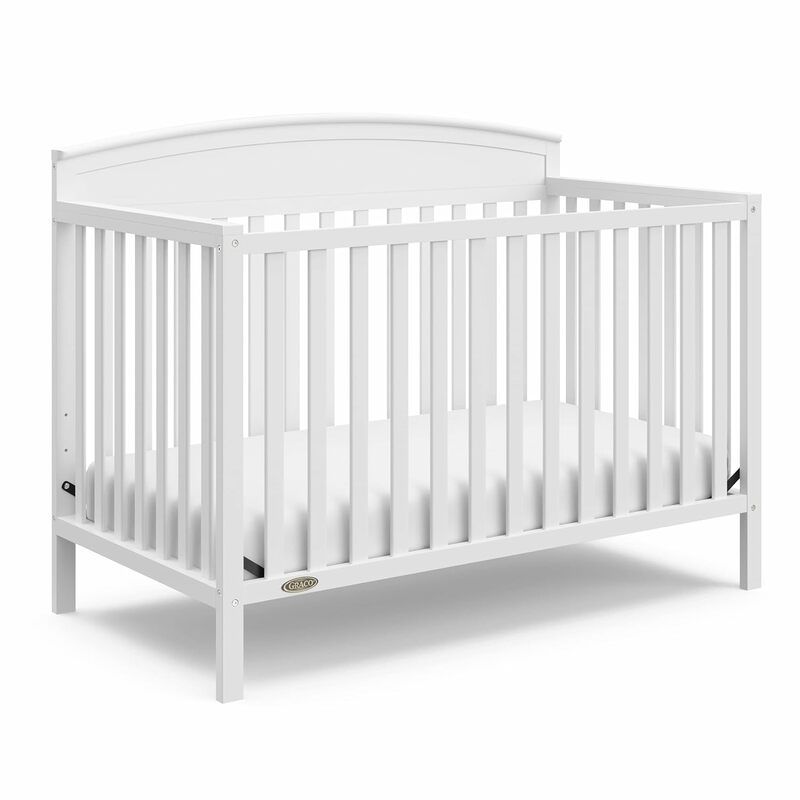 Graco Benton 컨버터블 유아용 침대 (흰색), 그린 가드 골드 인증, 아기 침대에서 유아 침대, 데이베드로 전환, 5 인 1