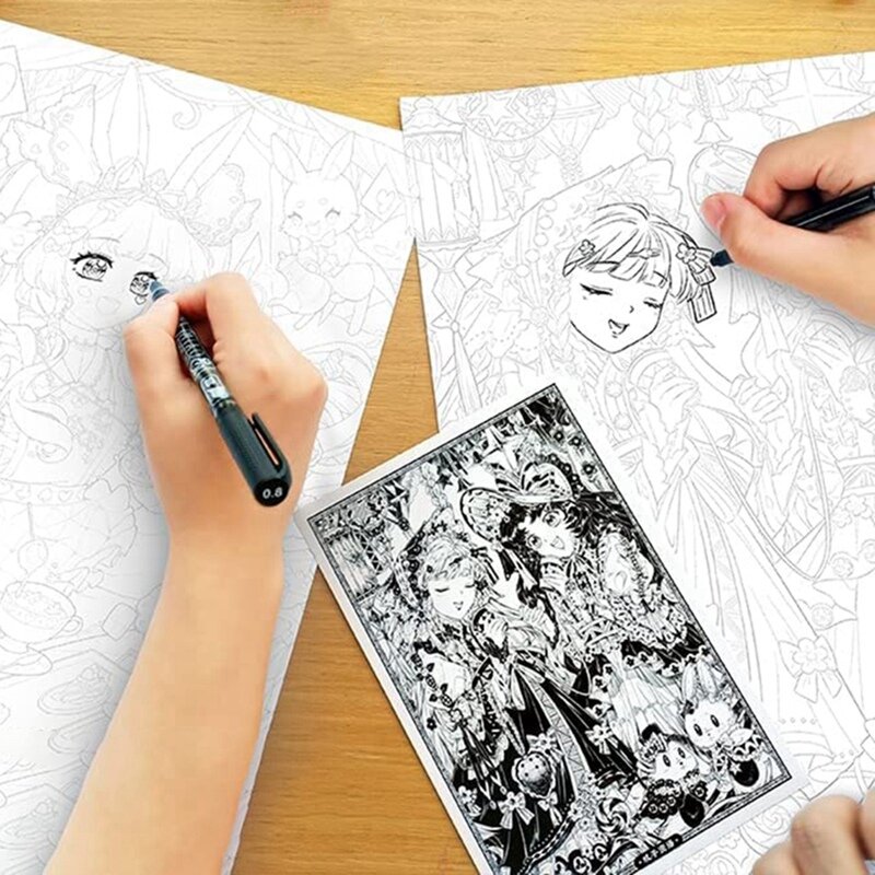 Aprenda a desenhar livros de desenho, Painting Book, Pro, Anime, Estilo Japonês