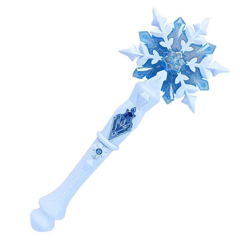 Disney girls frozen snowflake księżniczka elza muzyka magiczna różdżka pierścień korona zestaw pudełek makijaż zabawki urodziny prezent na boże narodzenie