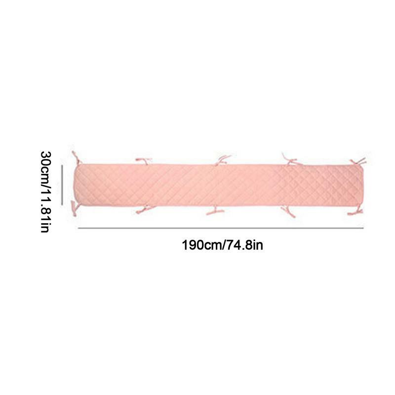Breathable Bumpers For Cribs Breathable Crib Bumper Shield Skin-friendly Safe Crib Bumpers Anti-fall Head Protection Children