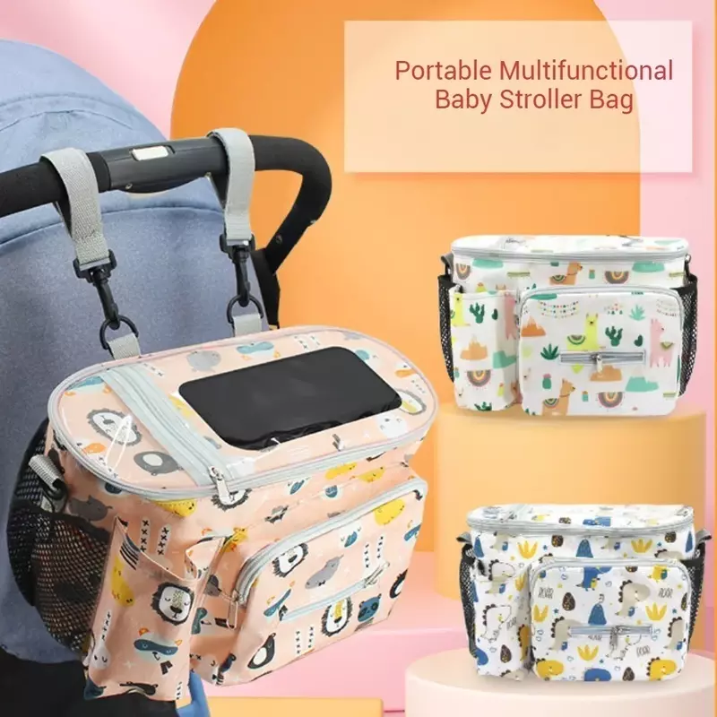 Bolsa organizadora para cochecito de bebé, accesorios para cochecito de bebé, funda para portavasos, accesorios para cochecito de bebé