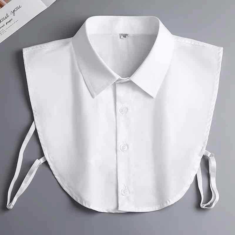 Colletto della camicia falso da lavoro staccabile per donna uomo camicetta con colletto finto camicetta con risvolto Top accessori per vestiti femminili maschili