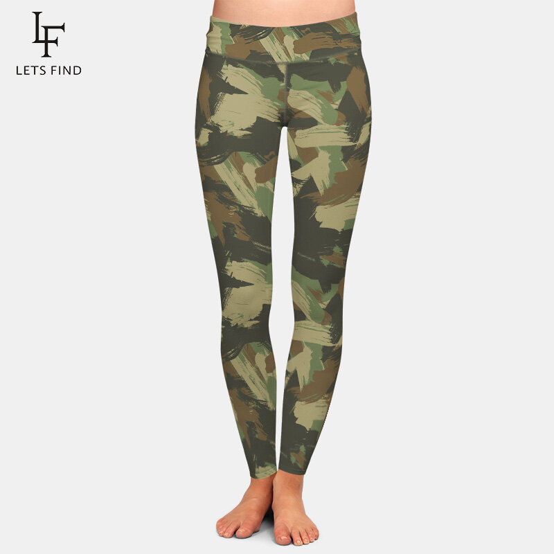 Alta qualidade moda feminina 2019 leggings de cintura alta 3d impresso graffiti padrão tornozelo-comprimento leggings casuais