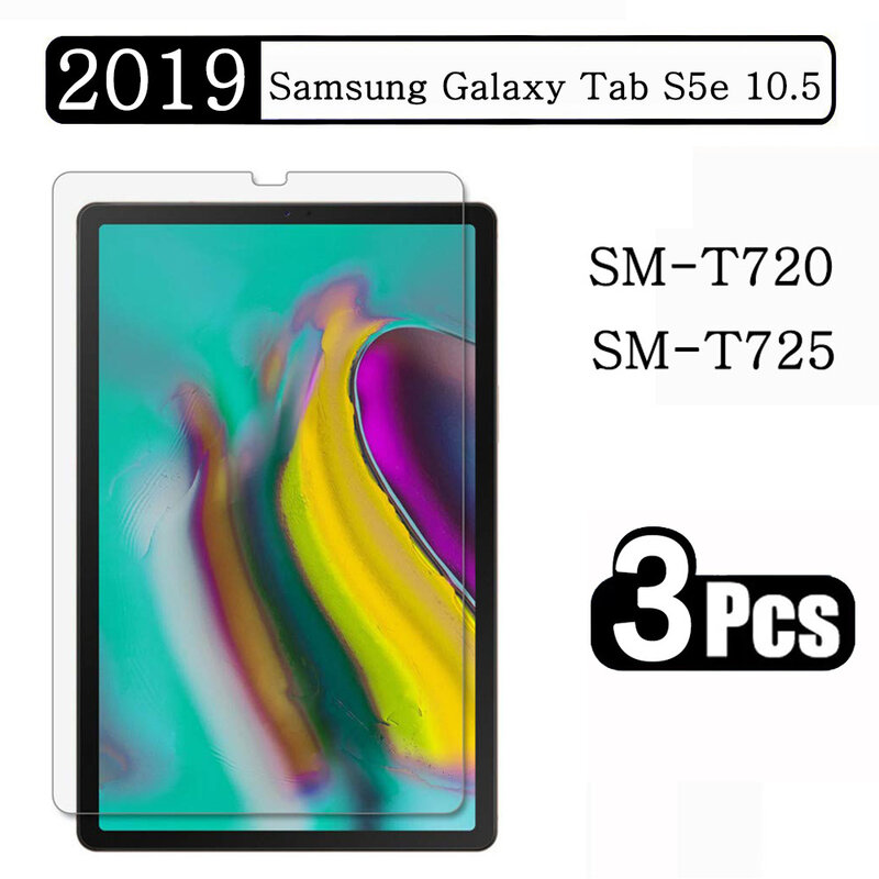 (2 pacotes) vidro temperado para samsung galaxy tab s5e 10.5 2019 SM-T720 SM-T725 protetor de tela tablet filme