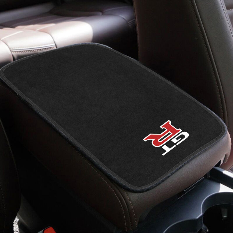 Car armrest box cushion plush material Interior Accessories for nissan GTR GT-R NISMO R35