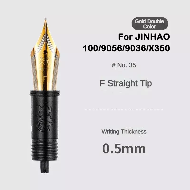 Jinhao万年筆ペン先、f、mペン先、9019、x159、81、82、ミニ、100、9056、9036、9016シリーズ、文房具学校事務用品、1個3個
