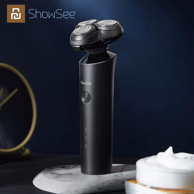Youpin SHOWSEE golarka elektryczna dla mężczyzn Dry Wet Shaver Razors trymer do brody akumulator wodoodporny zmywalny typ-c szybkie ładowanie